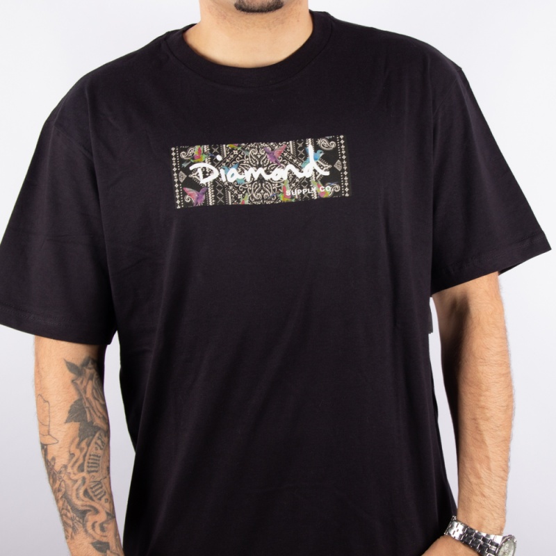 Camiseta Diamond HummingBird Box Preto